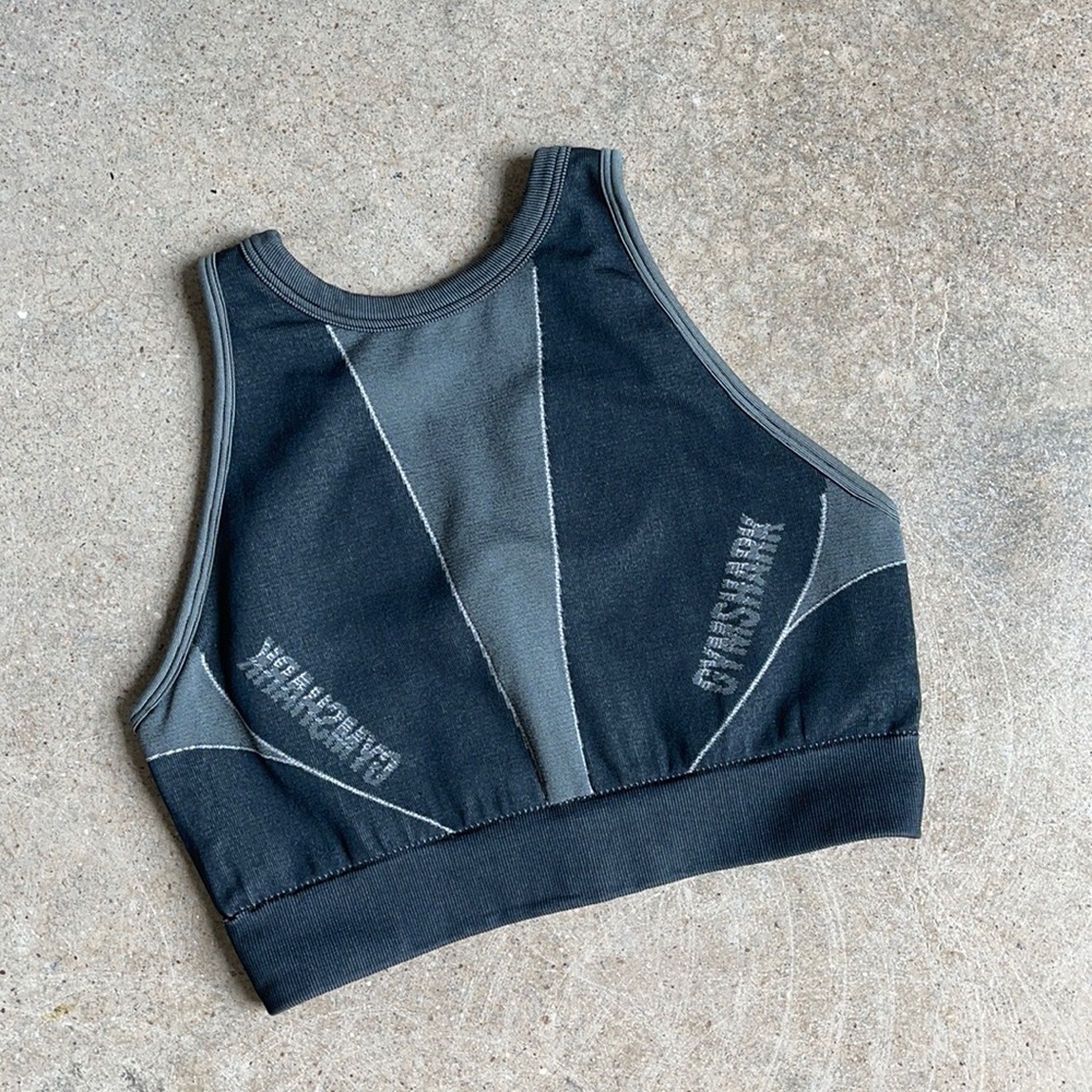 Gymshark turbo seamless sports bra crop top size s